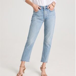 Agolde Riley High Rise Crop